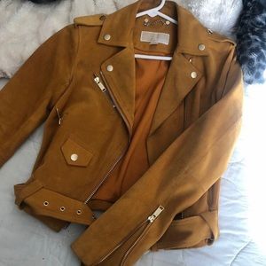 Micheal Kors real suede leather jacket